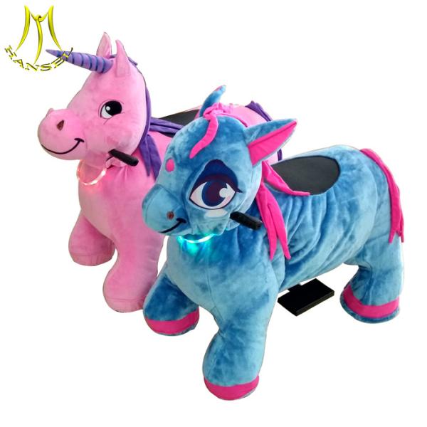 Hansel cheap shopping mall rides on animals plush electrical animal toy car