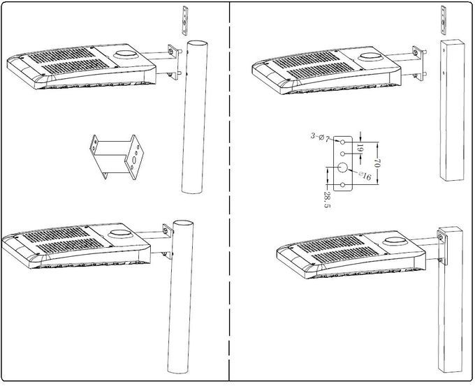 Factory Direct Sale Robust Housing Shoebox Led Street Lighting 100w 5 Years Warranty 12