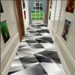Super Geometric Style Large Commercial Floor Mat For Flower Entrance Corridor