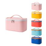 Portable PU Hanging Cosmetic Bag Ladies Cute Waterproof Hanging Toiletry Bag