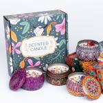 Handmade Ornament Aromatherapy Candle With Dried Flower Decoration