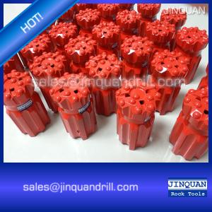 China Threaded T38 Button Bits fi 64mm, 70mm, 76mm, 89mm Button Drill Bits on sale