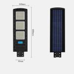 100w 200w 300w ABS material integrated all in one led solar powered street light