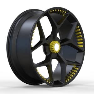 Wholesale Competitive price 20 21 22 23 inch forged wheels for Lamborghini Centenario gallardo with Golden screw from china suppliers