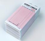 Customized English Language Perforated 2-Part Hotel Guest Checks