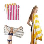 ODM Sand Free Stripe Printed Microfiber Sports Towel Golf Towels Bulk 60x120