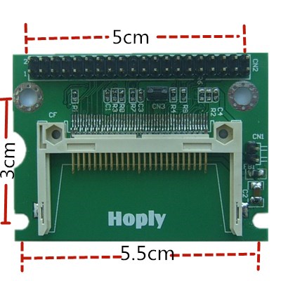44Pin / 40Pin IDE to Compact Flash CF Adapter Converter Back Panel Interface Mounting Bracket, Without CF to IDE Adapter
