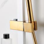 Cold Hot Water Rainfall Sanitary Ware Shower Bathroom Faucets Set