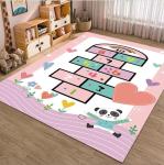 Cartoon Number Traffic Carpets For Living Room Floor, Children Playroom Rug
