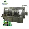 Fully Auto Glass Bottle Beer Filling Machine With Disinfecting Washing Filling Capping Monoblock for sale