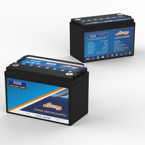 LILEAD D105 12v Lithium Ion Rechargeable Battery Air Conditioner 12v 100ah