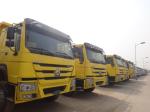 Yellow 371hp 20M3 RHD Sinotruk Howo 6x4 Dump Truck For 40-50 Tons Load