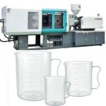 180 Tons Plastic Hydraulic Injection Molding Machine 0-185Rpm Speed 128G/S