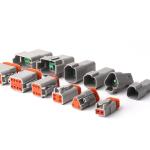 Replacement DT DT04-2P AT Series Connectors with Pins & Wedgelock