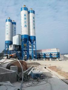 Wholesale Stationary HZS50 Concrete Batching Plant Full Automatic Cement Readymix Custom from china suppliers