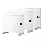 SHEERFOND Electric Flat Panel Heater ABS Material 65degree For Bathroom
