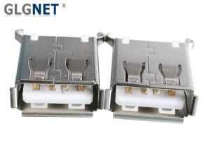 Wholesale 180 Degree Vertical Micro USB Female Connector Type A DIP Mounting from china suppliers