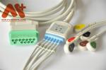 12Pin Nihon Kohden ECG Cable 6 Lead Snap