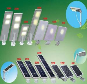 Wholesale 2 Years Warranty Aluminium Alloy All in One 25W LED Solar Street Light With Battery From China Manufacturer from china suppliers