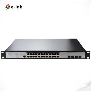Wholesale L3 Managed Switch with 24 10/100/1000BASE-T PoE Ports + 4 10G SFP Ports from china suppliers