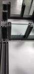 Fire Proof 6061 Aluminum Alloy Profile Commercial Glass Partition For Office