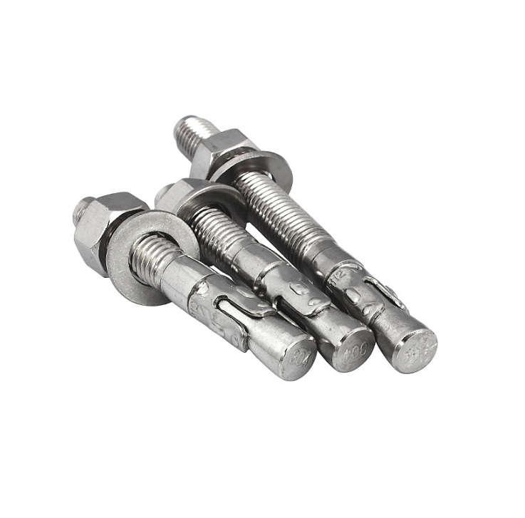 3mm-500mm Thickness M20 Stainless Steel Ceiling Wedge Anchor Bolt for Metric System