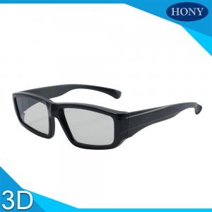 Wholesale Adult Linear Polarized 3D Glasses , Passive 3D Glasses With Black Frame from china suppliers