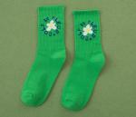 Brightly Color Womens Comfy Socks , Womens Fun Socks Standard Thickness