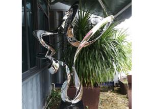 Wholesale 80cm Abstract Polished Stainless Steel Sculpture In Stock Wangstone Design from china suppliers
