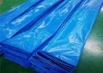 WATERPROOF BLUE/ORANGE READY MADE PE TARPAULIN FABRIC SHEET COVERS WITH ALUMINUM