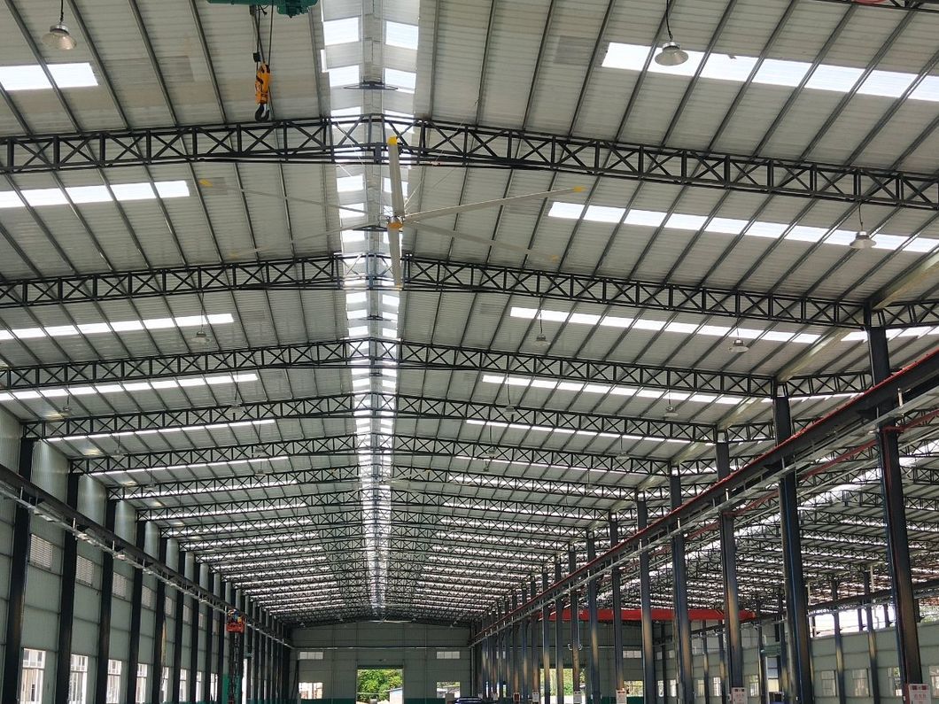 7.3 Meters (24FT) Hvls Industrial Big Ceiling Fan Ventilator Cooling Fan Used in Large and High Space