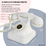 FiayaCom Powerful Audio Guest Book Wedding Phone with Unlimited Storage Capacity