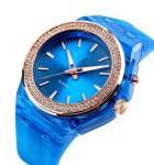 Cyber Celebrity Bracelet 1553 LED Women Watch Transparent Strap Relojes De Mujer