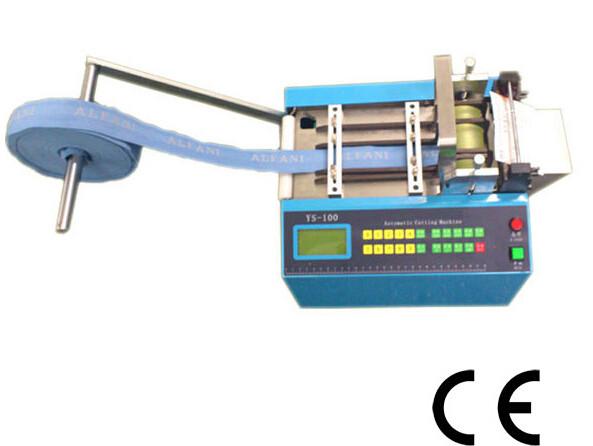 Velcro Tape Full Automatic Webbing Cutting Machines Adjustable Speed User