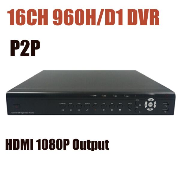 H.264 Standalone CCTV DVR 16 Channel Full 960H D1 High quality Video Surveillanc