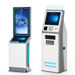 24inch 27inch 32inch Hotel Self Check In Kiosk With Terminal Printer