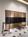 Italy design of Dresser with Mirror by Oak wood table in Pure painting and Smart