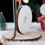 1cm*45m Chritsmas Printed Ribbon For Gift Packing And Garment Accessories