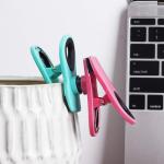 Colorful Bag PP TPR Plastic Magnetic Clips For Fridge 3 Inch