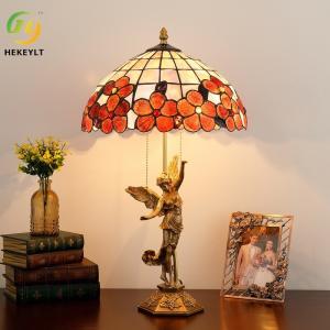 China Pure Copper Shell Lamp Art Retro Garden Bedroom Living Room Decorative Table Light on sale