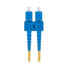 Duplex 9 Ft LC To SC Single Mode Fiber Patch Cable 2.0 Mm OS1 Series