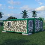 Waterproof 40ft Expandable Container House Fireproof Manufactured Container
