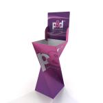 Creative Cardboard POS Displays Dump Bins For Retail Customizable