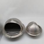 Air Vent 304 Stainless Steel 6 Inch Round Exhaust Grille Louvered Silver