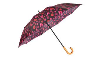 Wholesale Auto Open Diameter 98cm 23&quot;*8K Wooden Handle Umbrella from china suppliers