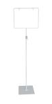 POP Poster Display Stand , Supermarket Free Standing Sign Display Holder