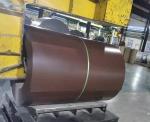 Bronze RAL8019 PPGL Used For Gutter Pre-Painted Galvalume Steel AZ80 0.40*1225