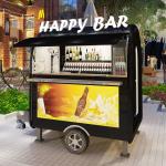 2022 Electric Mobile Iced Fresh Beer Wine Cocktail Drink Bar Van Trailer for