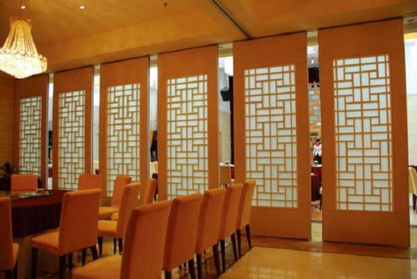 Quality Interior Sliding Door Acoustic Dining Room Dividers 500 / 1200mm Width for sale