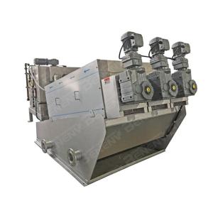 Wholesale Multi-Disk Screw Press Sludge Dewatering Machine For Food Wastewater Treatment from china suppliers